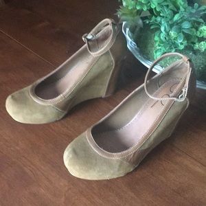 Sole Obsession boho leather wedge sz 8.5